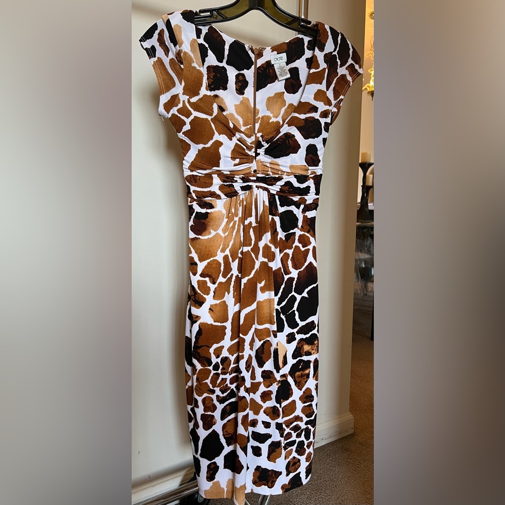 Cache Giraffe Print Day Dress - image 7